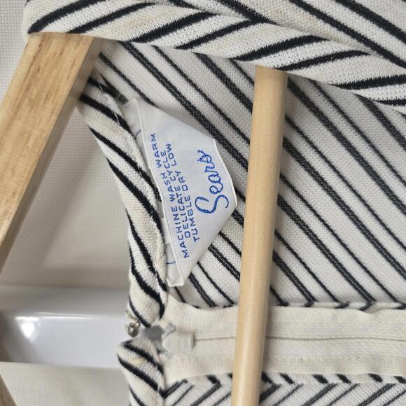 Vintage Sears‎ Striped Sleeveless Dress - Picture 4 of 6